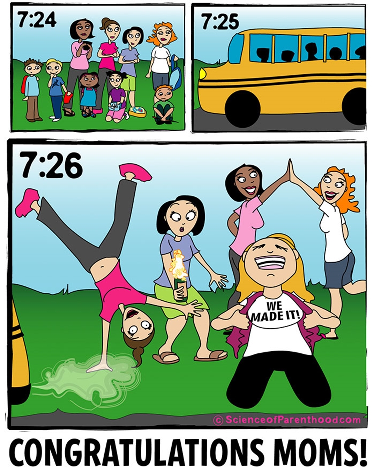 50 Funny Comics about Parenting seen on badchix